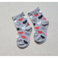Детские хлопковые носки с дизайном в форме сердца
